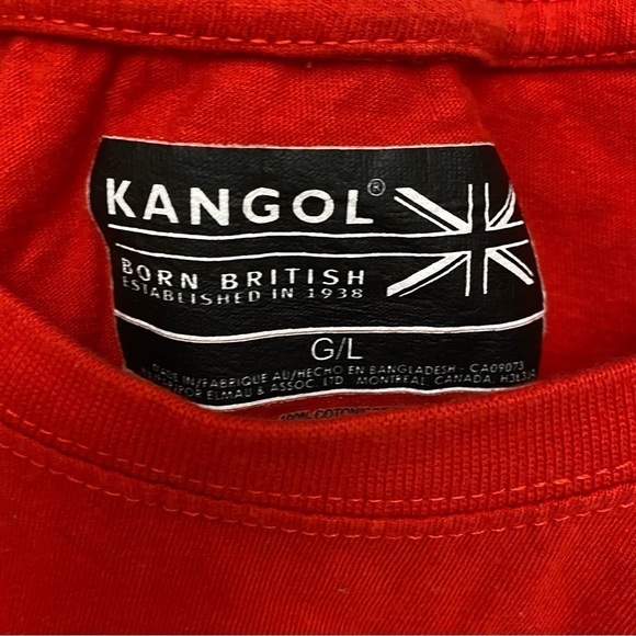 Kangol Men's Red Legendary Mend Tee T-shirt - Picture 3 of 4